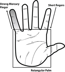 soulmate connection palm drawing